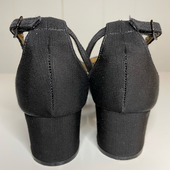 Vintage YSL Yves Saint Laurent Strappy Heel Sandals Size 7 Made In Italy - Picture 7 of 12